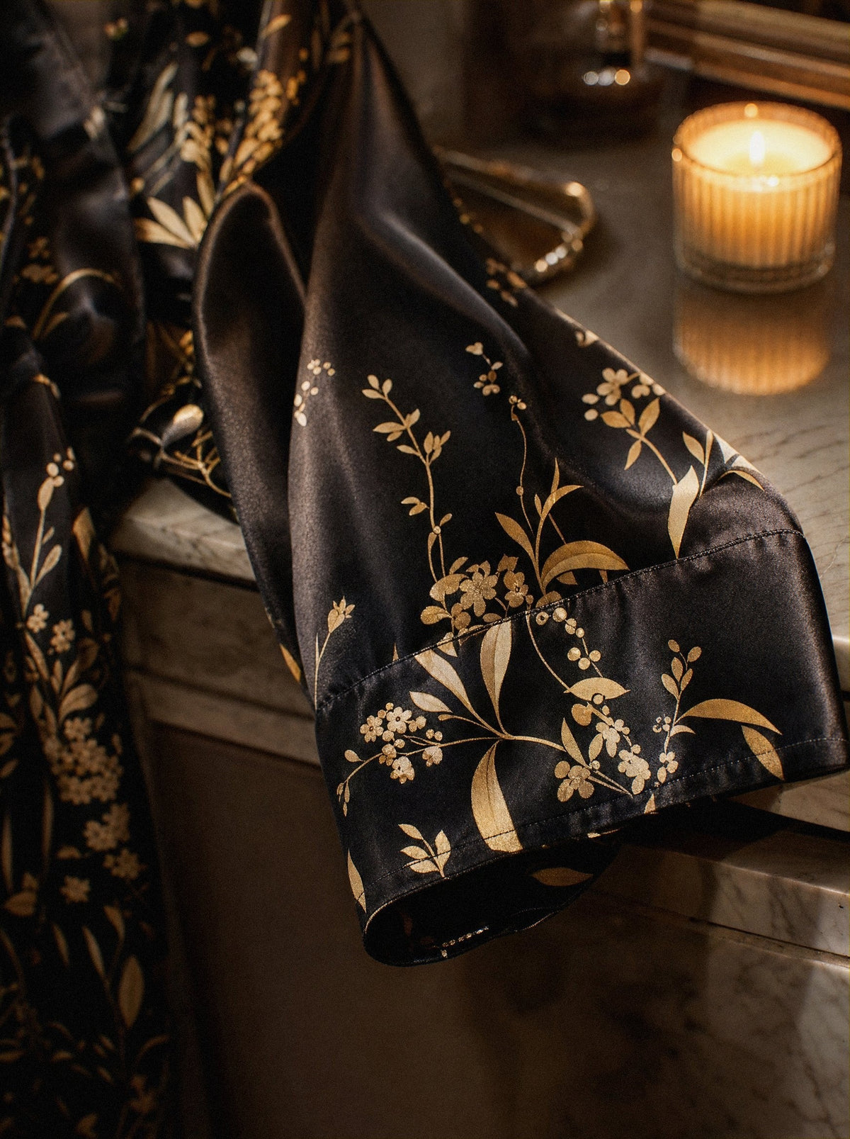 Bloomie Amoura Silk Robe
